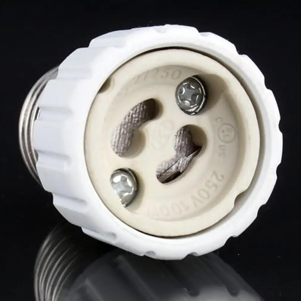 Высокое качество E27 к GU10 расширение базы LED CFL лампа адаптер конвертер гнездо