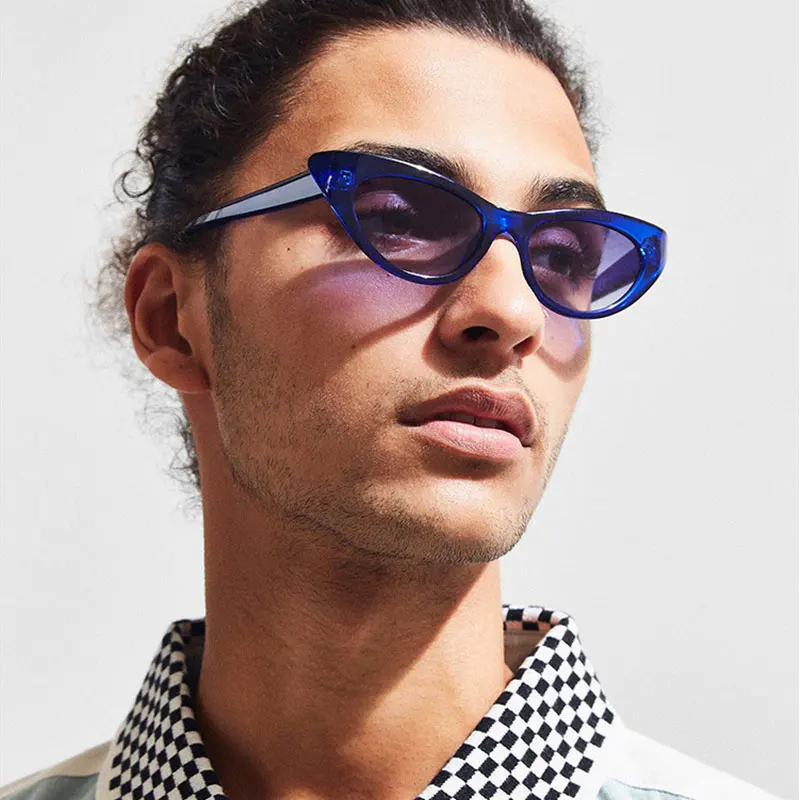 Очки солнцезащитные UV400 для мужчин и женщин модные солнечные аксессуары кошачий