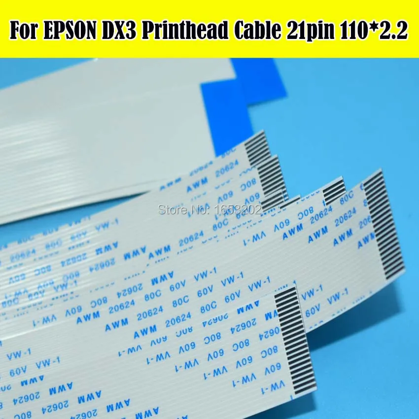10 шт./лот DX3 кабель печатающей головки для принтера DX 3 передачи данных 21pin 110*3 2 см |