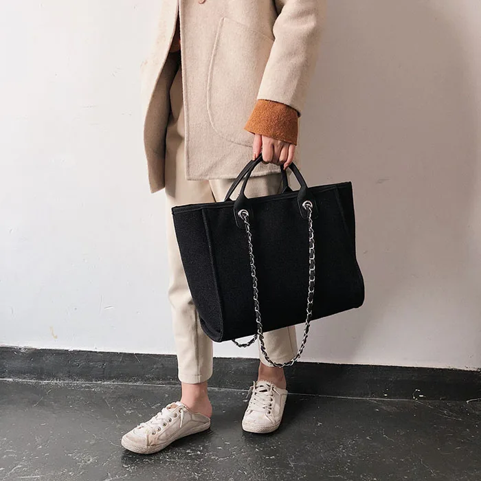 Женская вместительная Повседневная Холщовая Сумка многофункциональная ручная