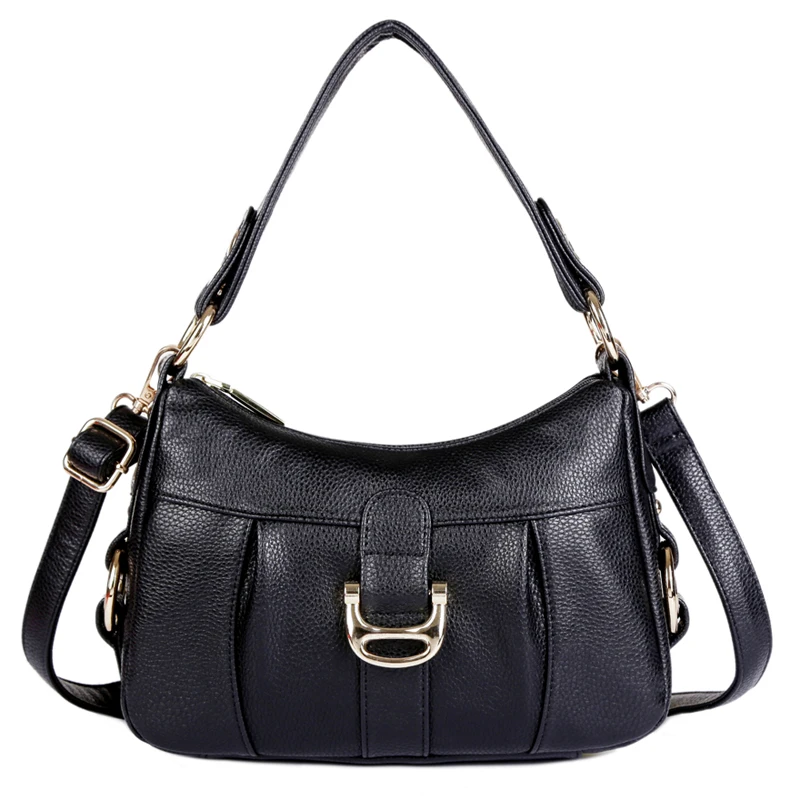 WERAIMJX Vintage Genuine Leather Women Handbags Totes High Quality ...