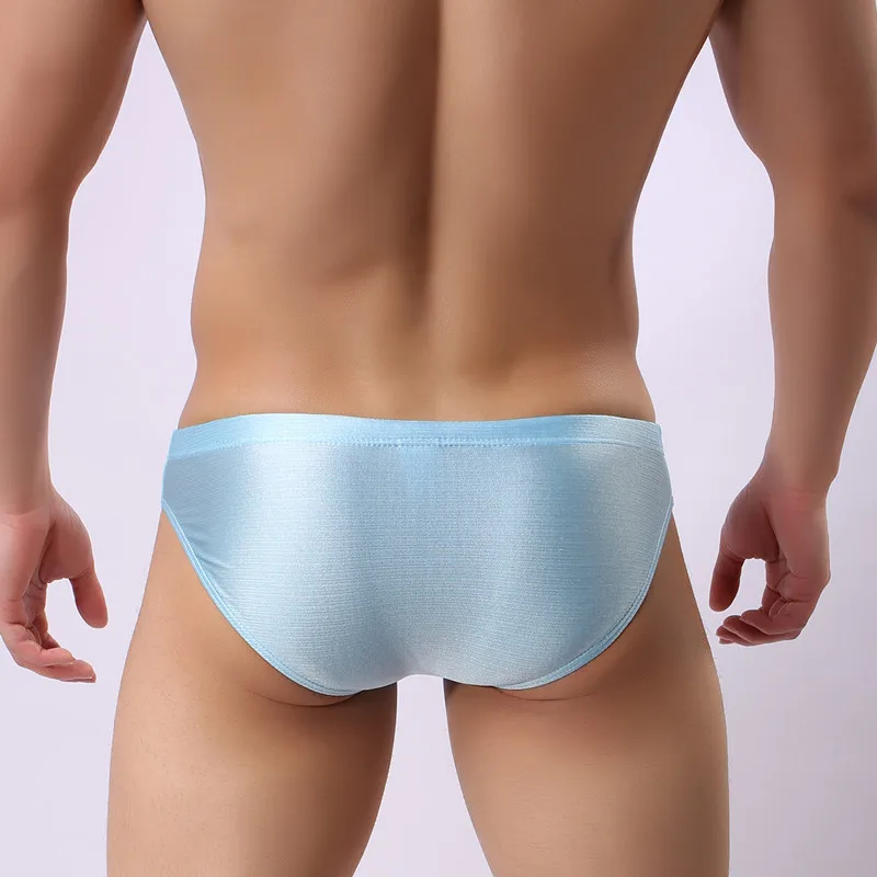 Мужские блестящие трусы-плавки Woxuan