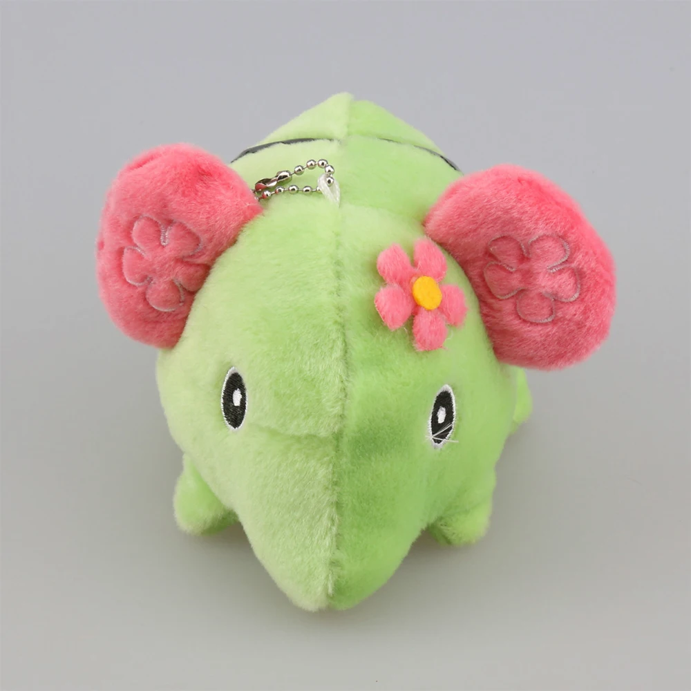 Распродажа два размера милый мультяшный брелок для ключей со слоном кольцо