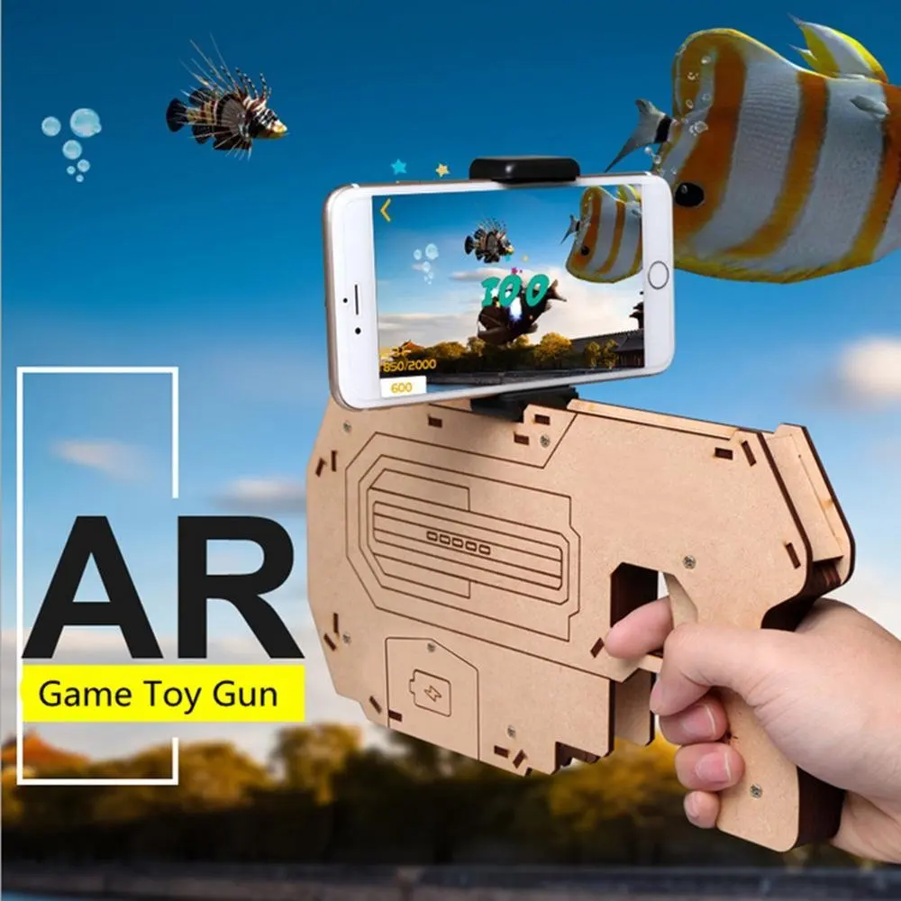 Игрушечный пистолет для виртуальной реальности AR Attack в собранном виде с Bluetooth 3D VR