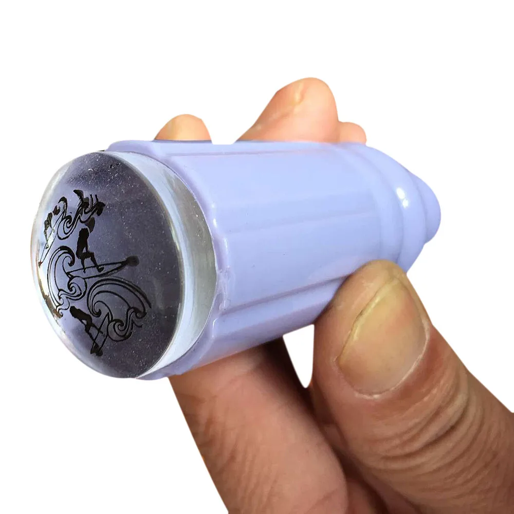 Дизайн ногтей штамповка стемпер скребок изображения пластины Маникюр