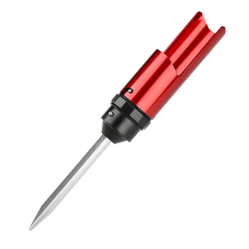Red 1 PC Бум для рыбалки RH4 банк заземления удочки держатели, алюминиевый складной простой Полюс Держатель - Цвет: Red 1 PC