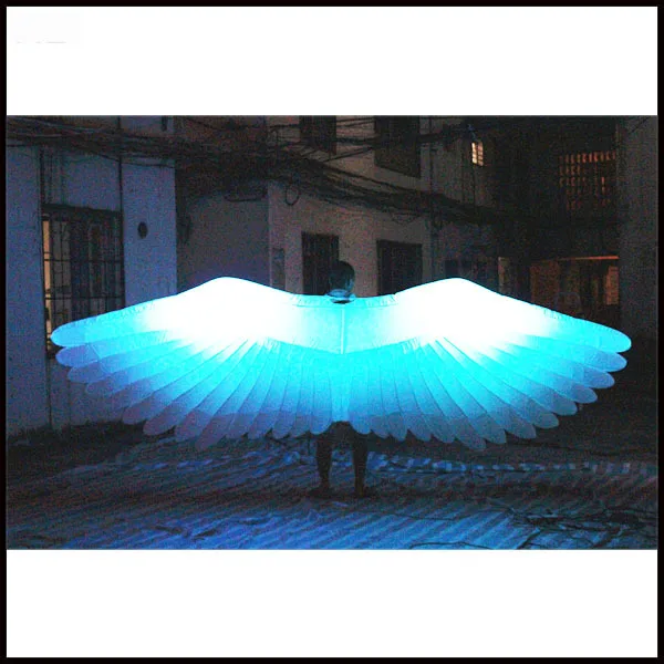 Бесплатная доставка длина 4 м белый цвет надувные крылья ангела|wing wing|wings angelwing