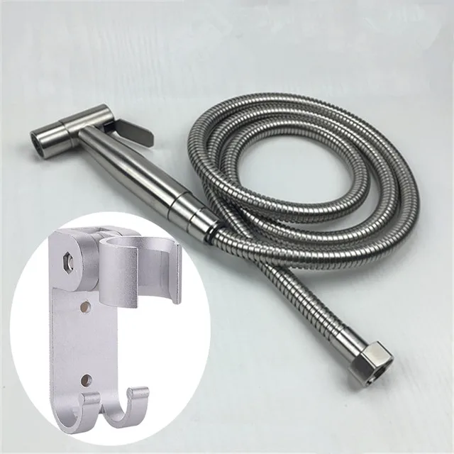 bidet set2 Modun стальной ручной гигиенический душ портативный Туалет Биде Распылитель водяной пистолет Душ Туалет биде кран Ванная комната биде спрей - Цвет: bidet set2