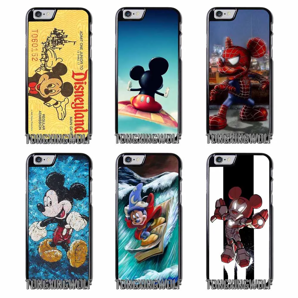 Микки и Минни Маус Мышь чехол для iPhone 4S 5S SE 6 S 7 8 XR XS Max samsung Note 9 S5 S6 S7 край S8 S9 S10 рlus Lite