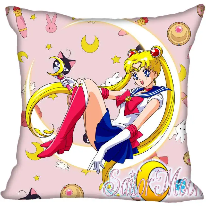 Pillowcase 1 Лучшая декоративная Свадебные наволочки Сейлор Мун, наволочки для подушек, индивидуальный подарок для(с одной стороны), наволочки с принтом - Цвет: Pillowcase 1