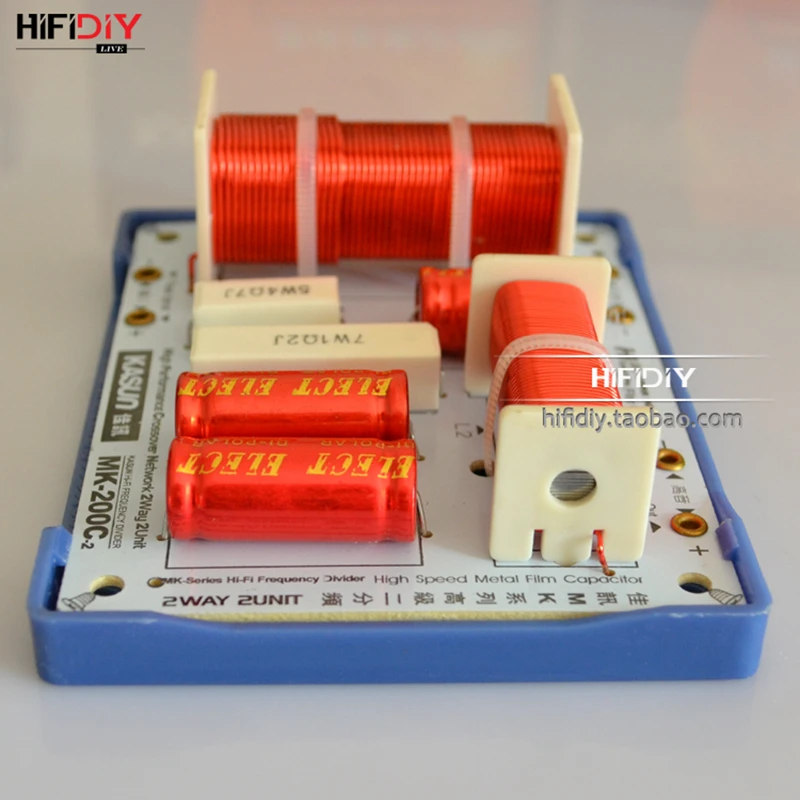 HIFIDIY LIVE MK-200C 2Way 2 динамик твитер+ Бас блок HiFi динамик s аудио кроссовер с делителем частоты фильтры