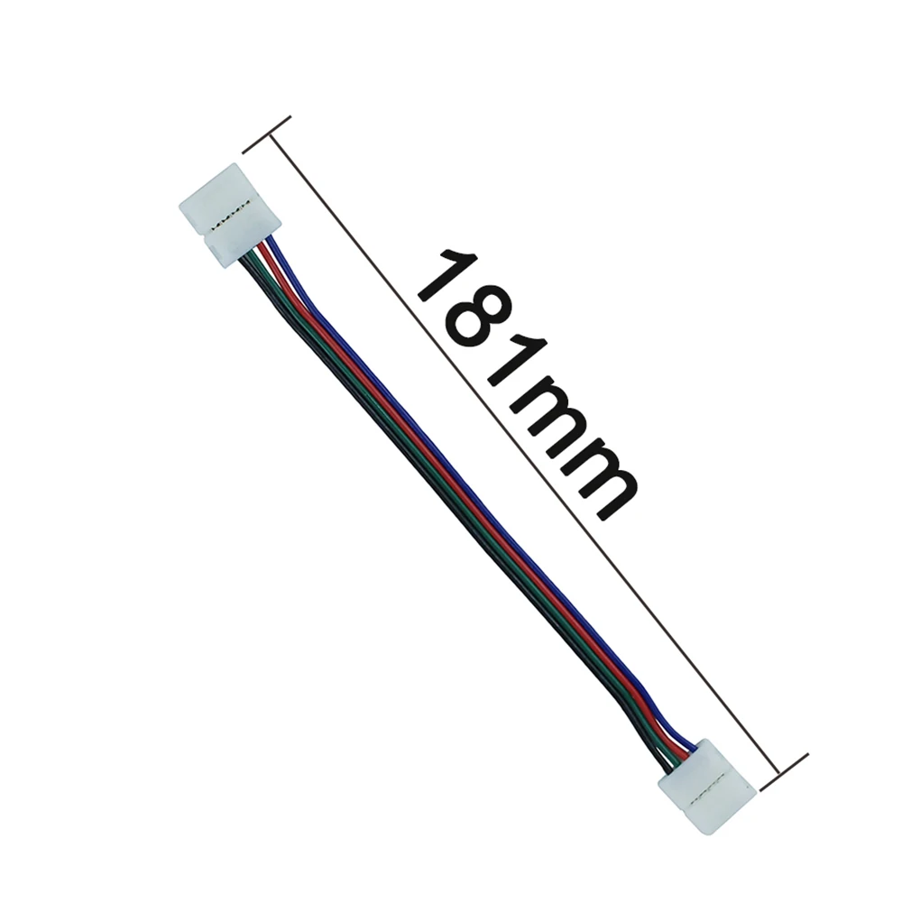 5 шт. 10 мм 4 контактный разъем для светодиодной ленты 5050 RGB|4 pin pcb connector|pcb wire connector4