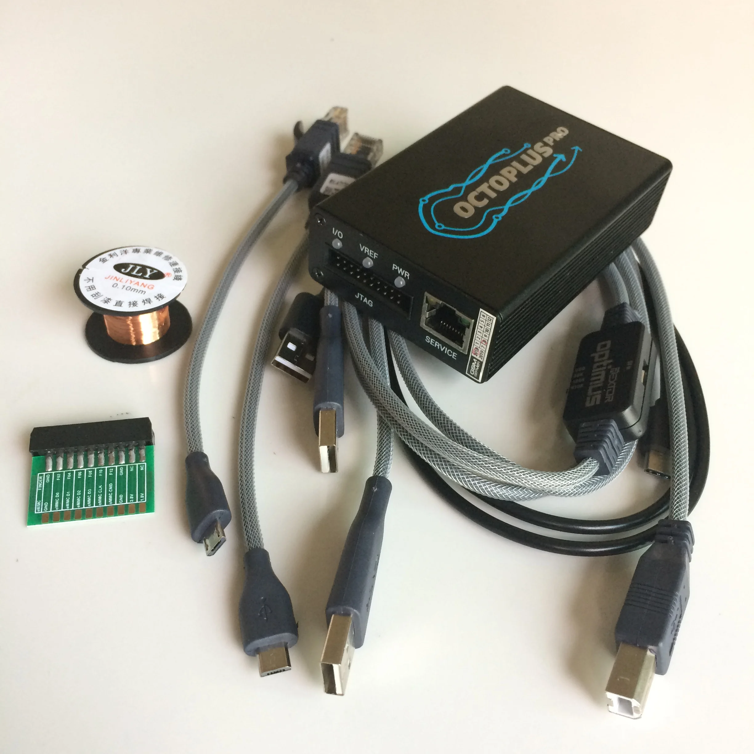 Octoplus Pro Box+ 7 кабелей/набор адаптеров(активирован для samsung+ для LG+ EMMC/JTAG+ FRP инструмент+ HuaTool+ неограничен для sony