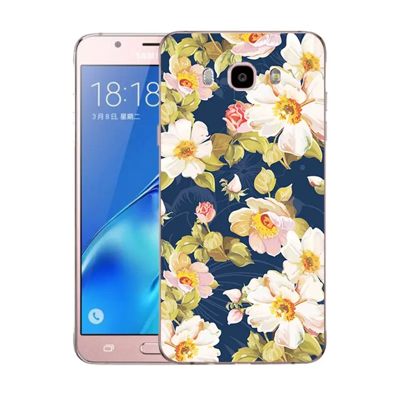 QMSWEI Soft Tpu Clear Phone Case For Samsung Galaxy A3 A5 2016 2017 prime J1 J2 J3 J5 J7 Flora Flower Back Cover Free shipping |