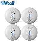 Беспроводной детектор дыма, датчик огня дыма 433 МГц для телефона, 4 шт. в комплекте