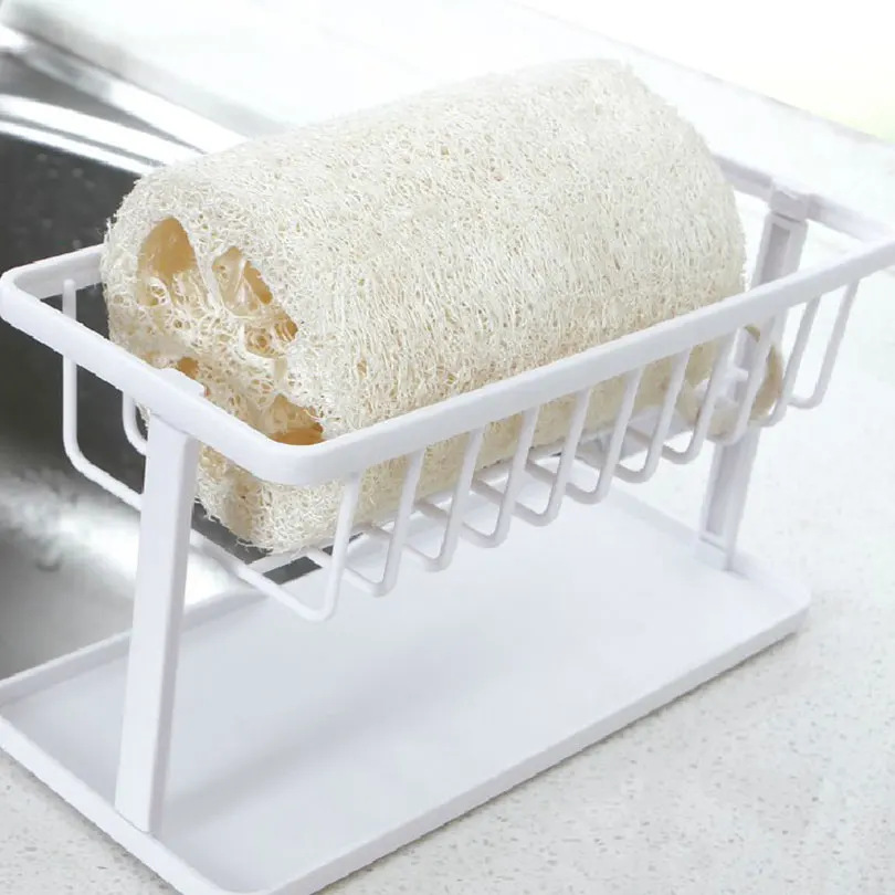 Стойка для слива раковины Съемная стойка хранения губок бытовые кухонные