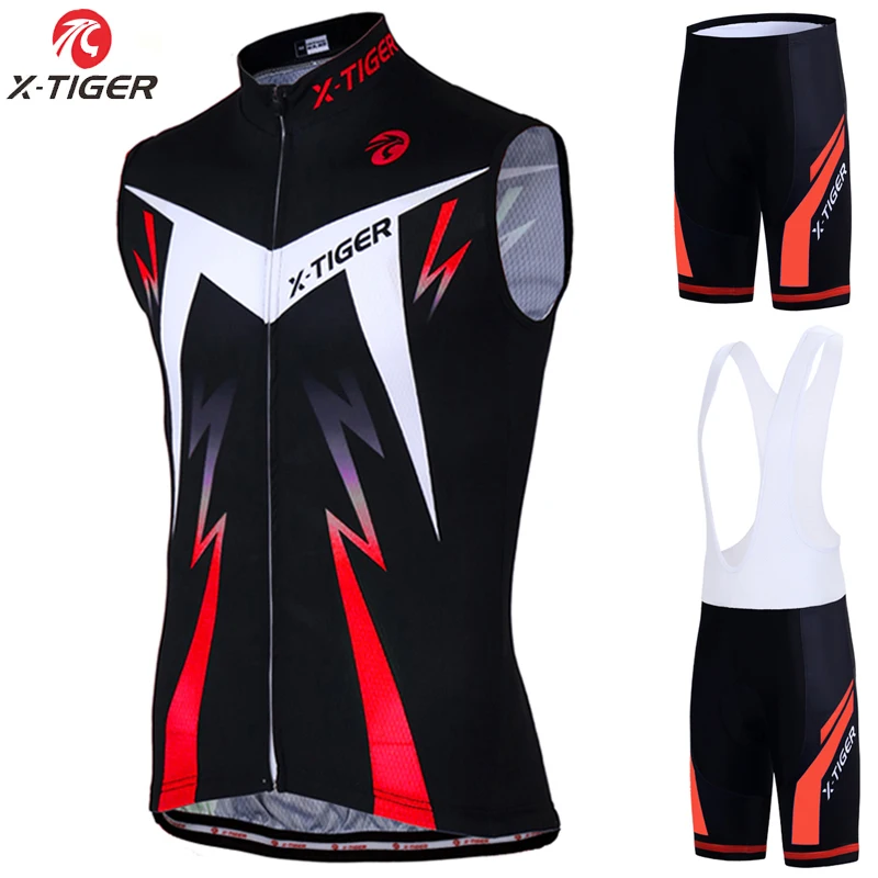 

X-Tiger 2022 Summer Mountain Bike Clothing Ropa Maillot Ciclismo Racing Bicycle Clothes Quick-Dry Sleeveless Cycling Vest Jersey