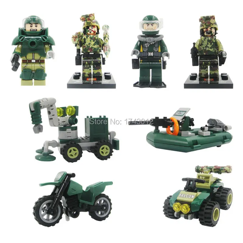 Звездных войн строительные кирпичи SY246 falcon commandos