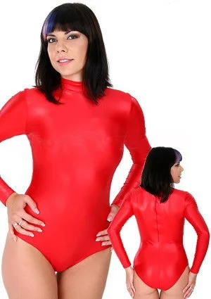 Бесплатная доставка унисекс красный трико из лайкры и спандекса Zentai сексуальный