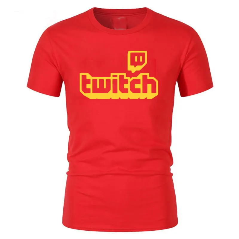 Twitch ТВ футболка Фиолетовый Игровой Топ Мужская футболка «геймер» отцы день веер подарки короткий рукав мужские футболки - Цвет: 9