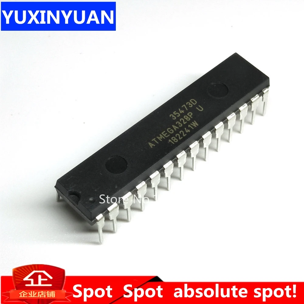 Чип YUXINYUAN ATMEGA328P-PU ATMEGA328 ATMEGA328P MCU AVR 32K 20MHz flash DIP-28 1 шт