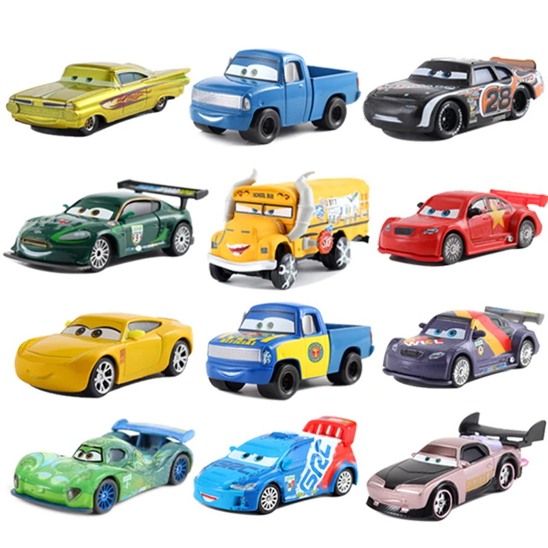 Disney Pixar тачки 3 Miss Fritter Lightning McQueen Jackson Storm Cruz Ramirez металлическая модель автомобиля
