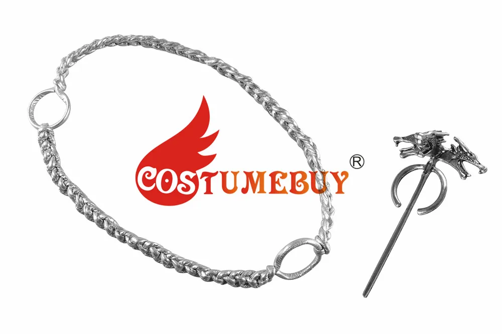 CostumeBuy Игра престолов Сезон 8 Дейенерис Таргариен косплей костюм мать драконов средневековый маскарадный костюм L920