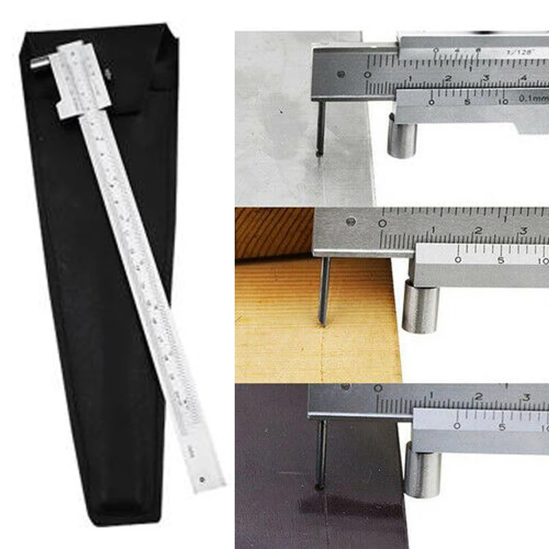 

Ruler Vernier Caliper Inch Range Micrometer Measuring 200mm Stainless Steel Parallel Gauge