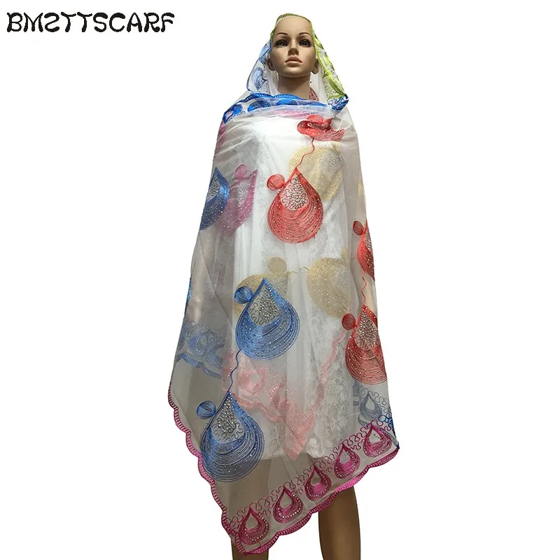 Последние африканские женские шарфы мусульманские молиться шарф из тюли