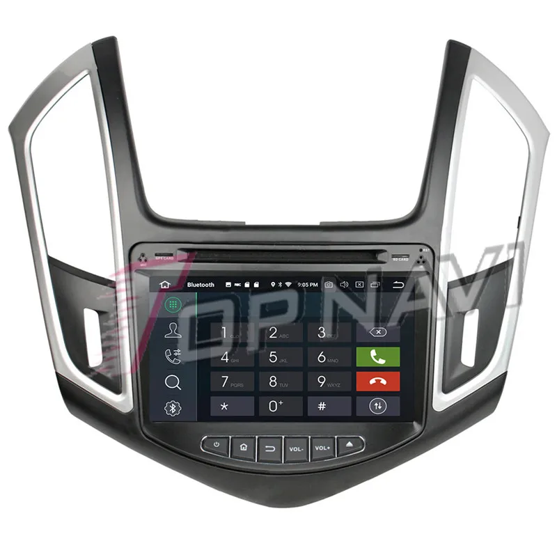 Topnavi Octa Core Android 9 0 автомобильный GPS навигатор для Chevrolet CRUZE 2015 DVD плеер