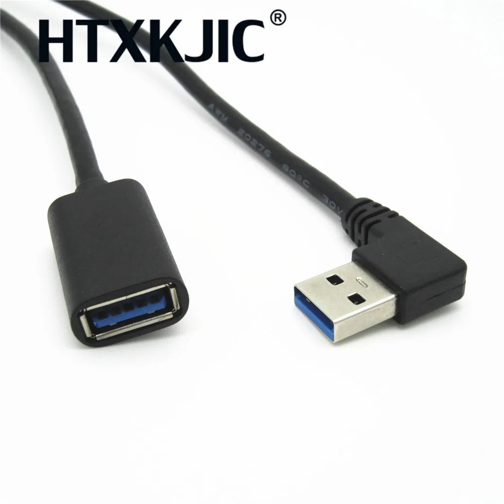 1 шт. кабель удлинитель USB 3 0 90 градусов 5 Гбит/с|Компьютерные кабели и разъемы| |