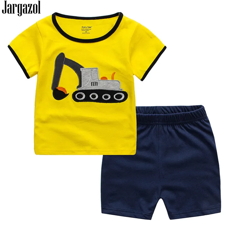 Jargazol 2018 детская одежда Conjunto Infantil Комплект детской одежды для мальчиков