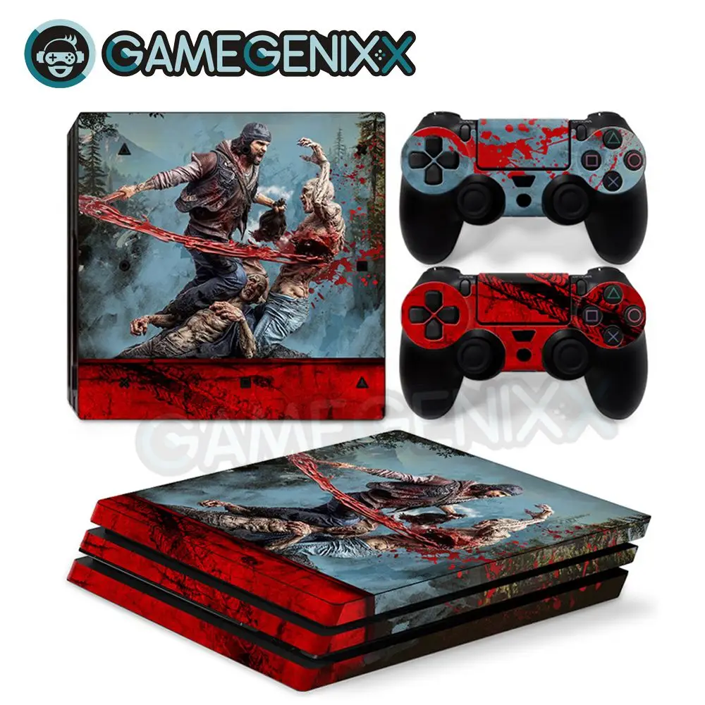 GAMEGENIXX кожи Стикеры Виниловая наклейка для PS4 Pro консоли и 2 контроллеров-дней нет