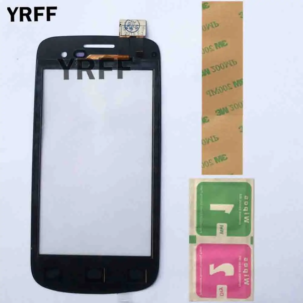 Стеклянная панель сенсорного экрана для Micromax A091, сенсорный экран, дигитайзер, стеклянный датчик, 4,0 дюймов, клейкие салфетки для мобильного телефона