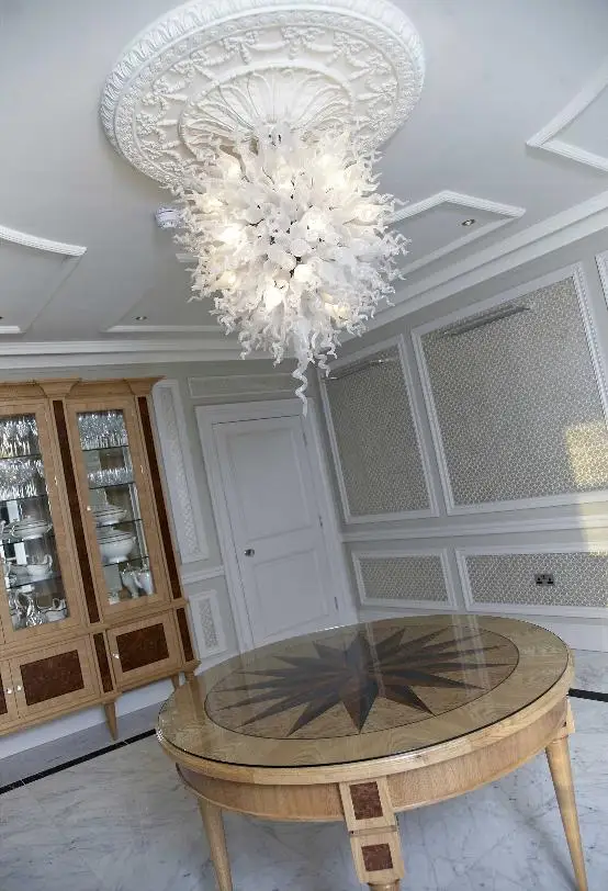 

White Clear Glass for Wedding Decorative Crystal Light Chandelier