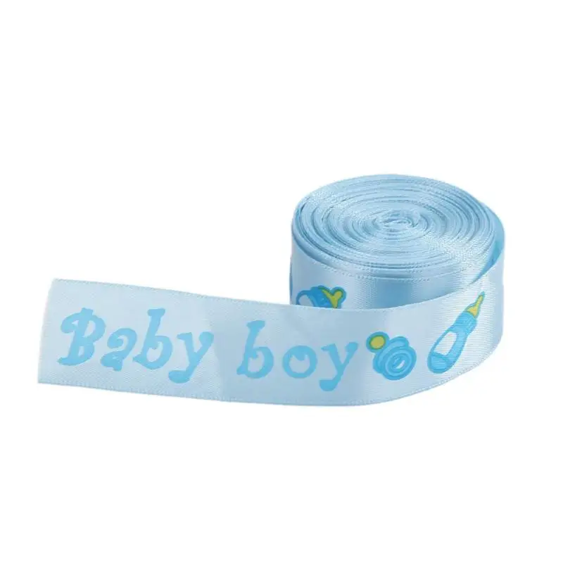 10 ярдов/розовый/комплект для вечеринки Baby Shower девушка резиновый детский душ бумажные пакеты для День рождения DIY Подарочная коробка для украшения