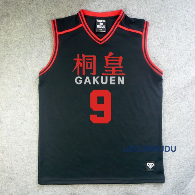 Аниме Куроко но басуке корзина Косплей GAKUEN школьная форма Aomine Daiki для мужчин Джерси Спортивная футболка шорты костюм набор 4 5 6