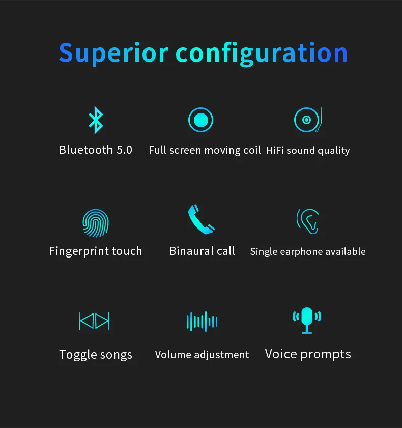 Мини TWS наушники I19 с сенсорным управлением, беспроводные наушники True 5,0, Bluetooth, беспроводной зарядный чехол, стерео гарнитура для всех телефонов