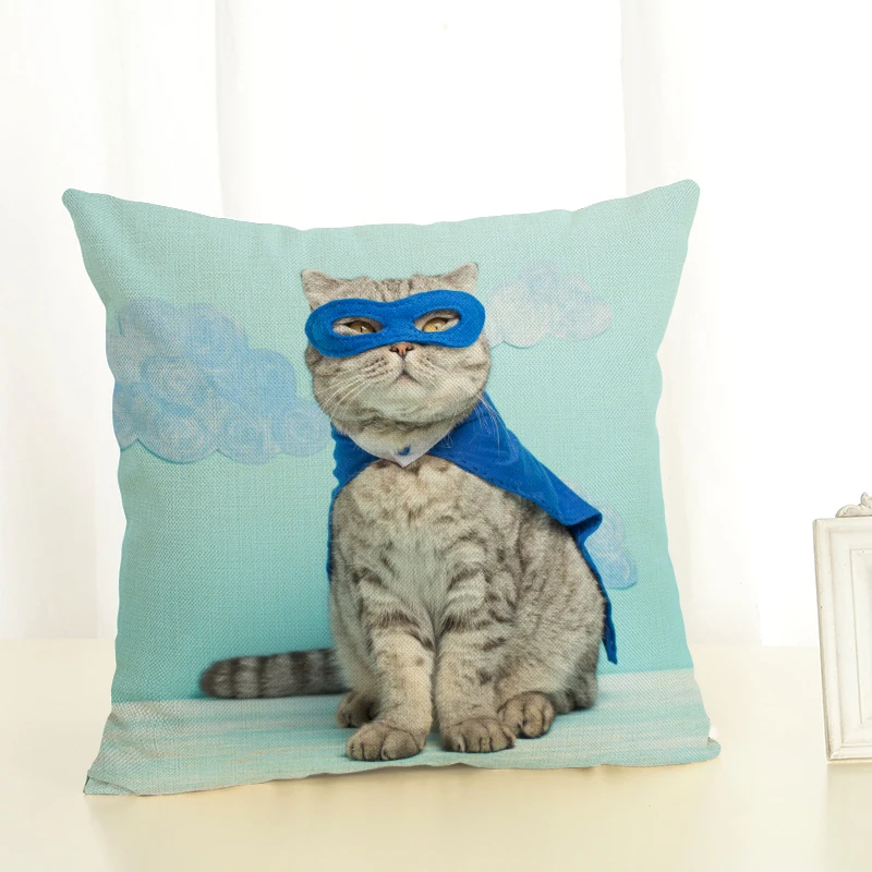 Наволочки на подушки с мультяшными животными украшение для дома 45x45 декоративная