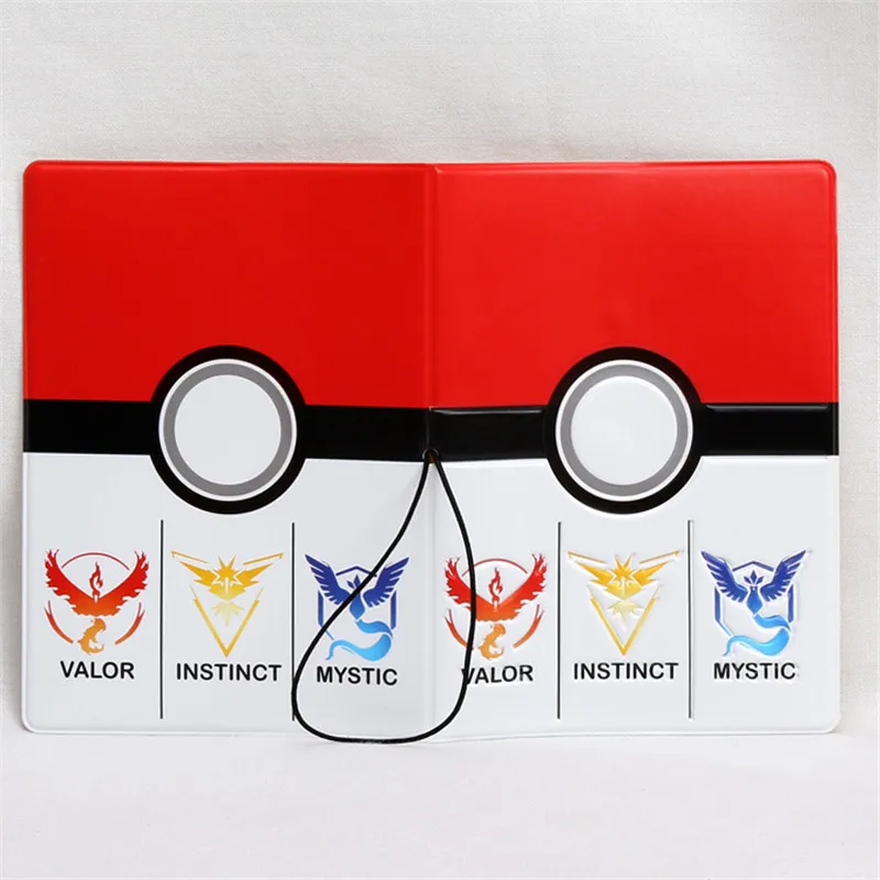Чехол для паспорта Pokemon Go из ПВХ кожи с модным рисунком|fashion passport holder|passport holderpassport