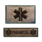 1 набор (2 шт.) ЕМТ-медик фельдшер заплата вышивки армии США патч тактический эмблема аппликация вышитые значки на одежду