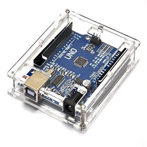Прозрачный акриловый чехол для Uno R3 совместим с arduino UNO R3|Аксессуары