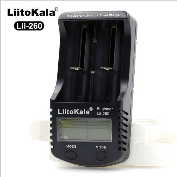 Liitokala lcd Lii 260 18650/16340 зарядное устройство обнаружение емкости литиевой