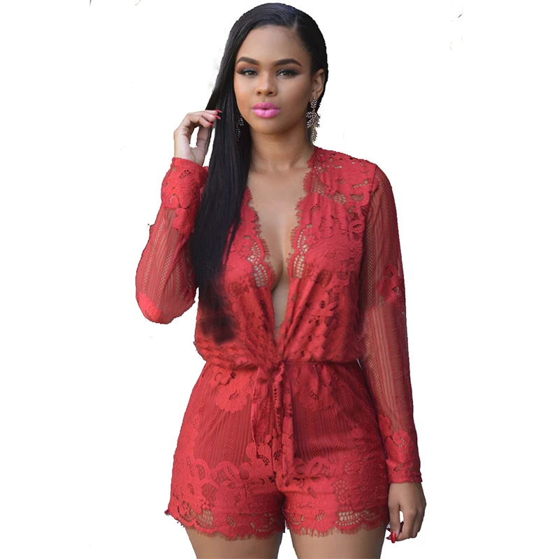 Lucylizz Летняя Новинка 2017 г. милый комбинезон белый v-образным вырезом с длинным