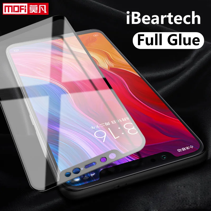 Защитная пленка для экрана xiaomi mi8 закаленное стекло 8 полное покрытие полный клей