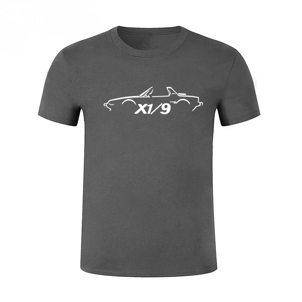 2019 летние Новый стиль для мужчин футболка 100% хлопок Высокое качество FIAT X1/9 BERTONE