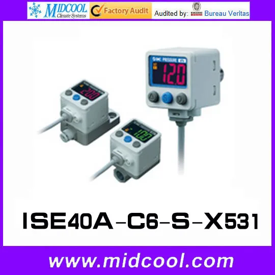 Два цвета показывает высокая точность цифровой датчик давления ISE40A C6 S X531|switch