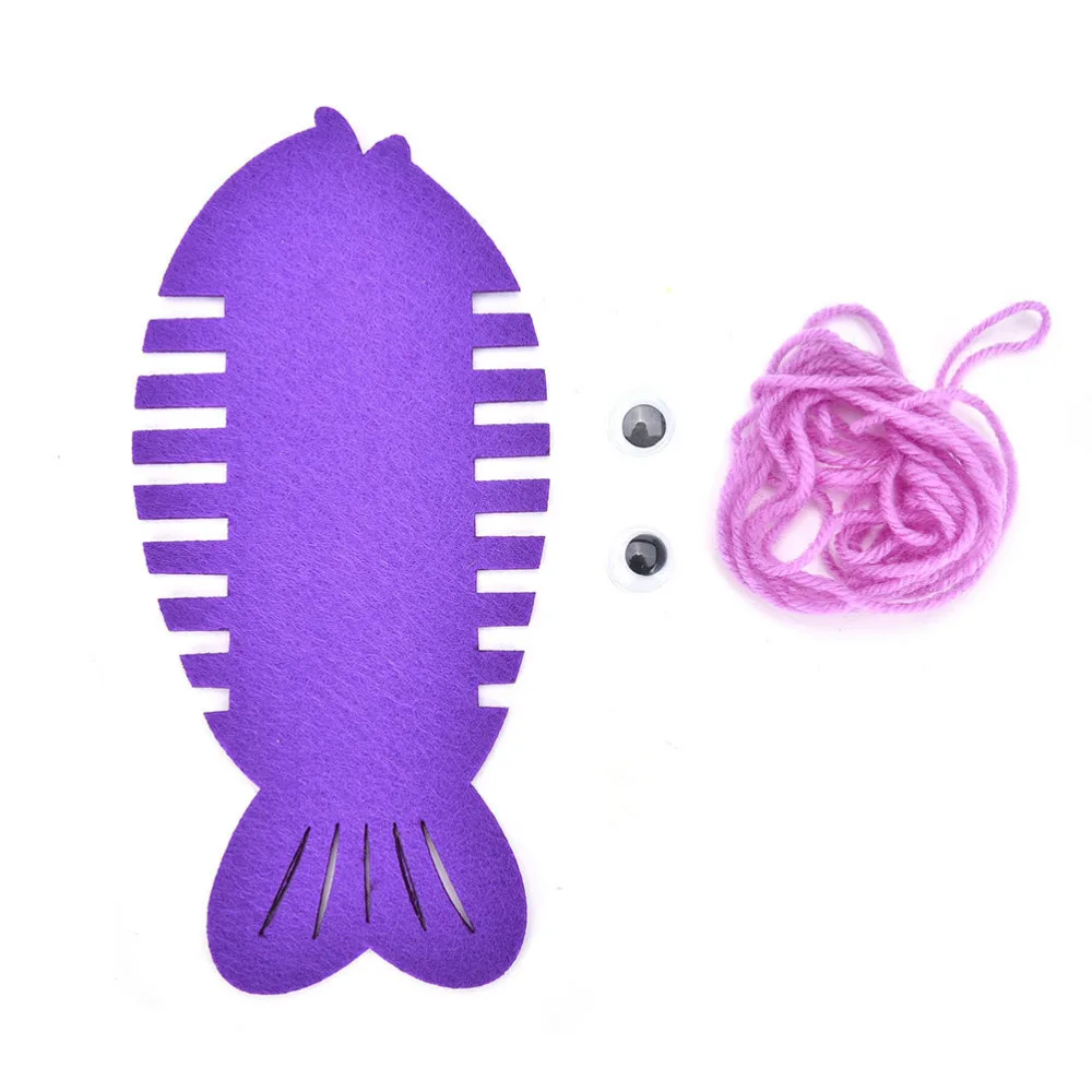 Искусственная рыба игрушка терпение мышление координация рук тренировка нитка