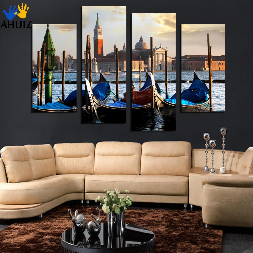 4 Panel Modern Painting Home European Flavour Decorative Art Picture Paint on Canvas Prints picture Unframed F1851 | Дом и сад