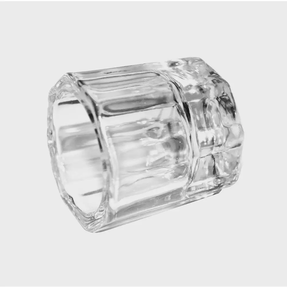 Прозрачный акриловый стеклянный стакан для дизайна ногтей жидкая пудра карандаш